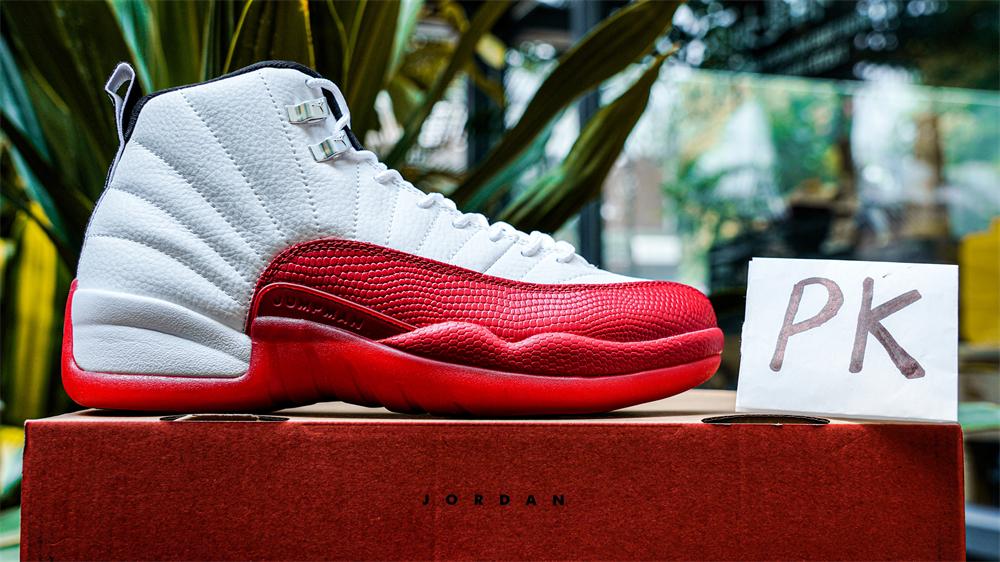 PK GOD Jordan 12 Retro Cherry RETAIL MATERIALS READY TO SHIP